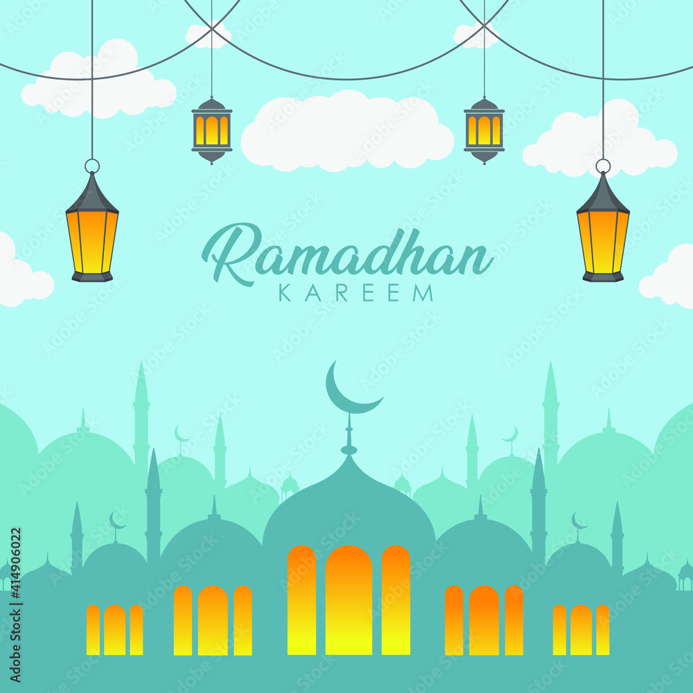 Stock Vector Ramadhan Kareem Background