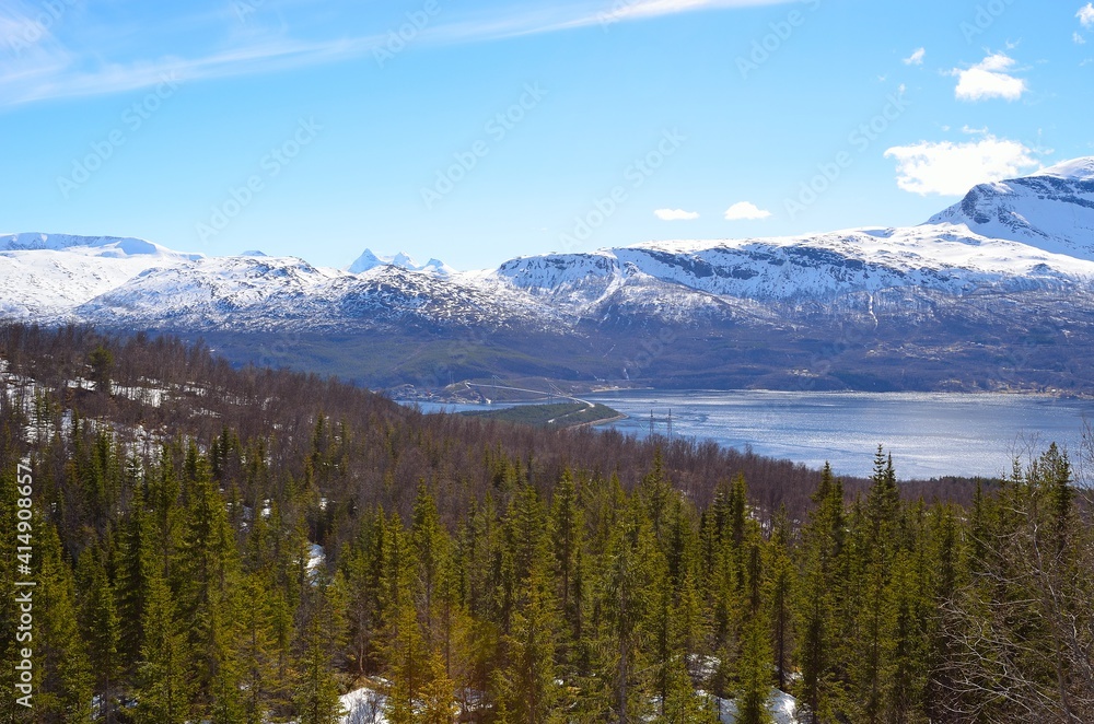 the area of sjomen, Northern Norway