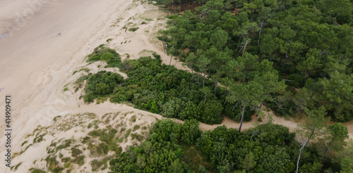Panorama Côte sauvage Saint Palais sur Mer Charente Maritime France
