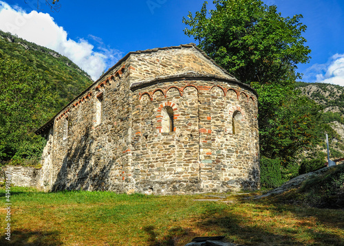 Founded in 726, the abbey enjoyed the support of Pepin the Short, Charlemagne, and Louis the Pious. After being destroyed by the Saracens in 906, it was rebuilt in the 11th century.    photo