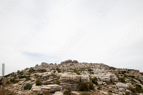 Paisaje rocoso del Torcal en Andalucía © Unai
