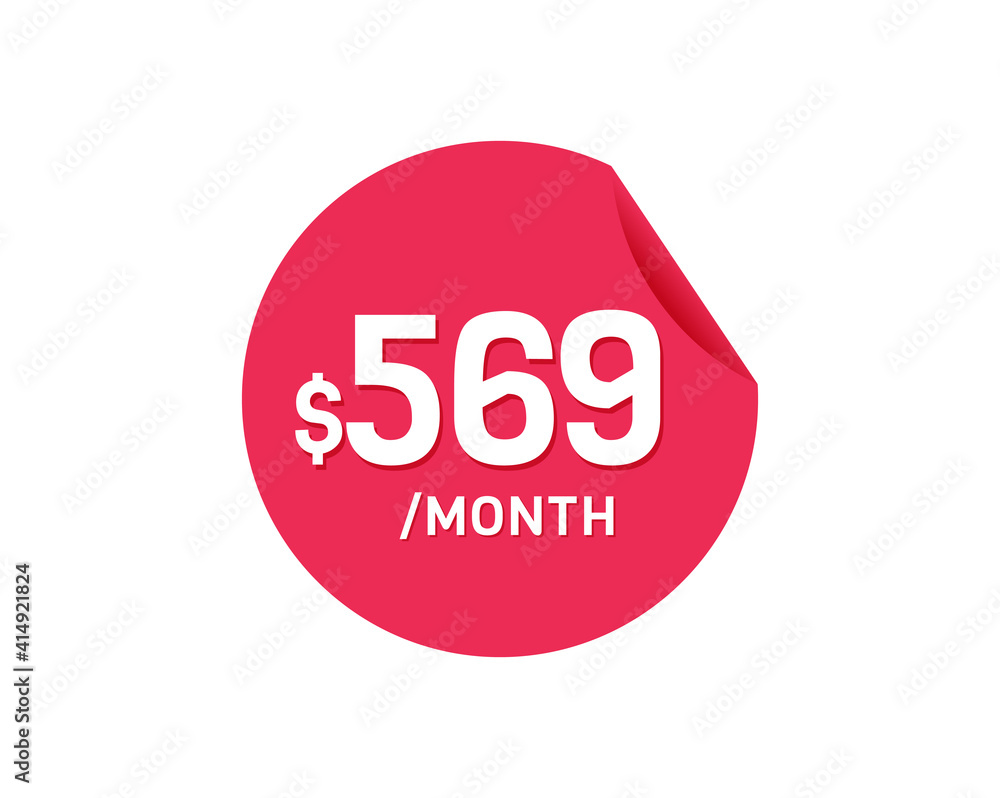 $569 Dollar Month. 569 USD Monthly sticker $569 Dollar Month. 569 USD Monthly sticker