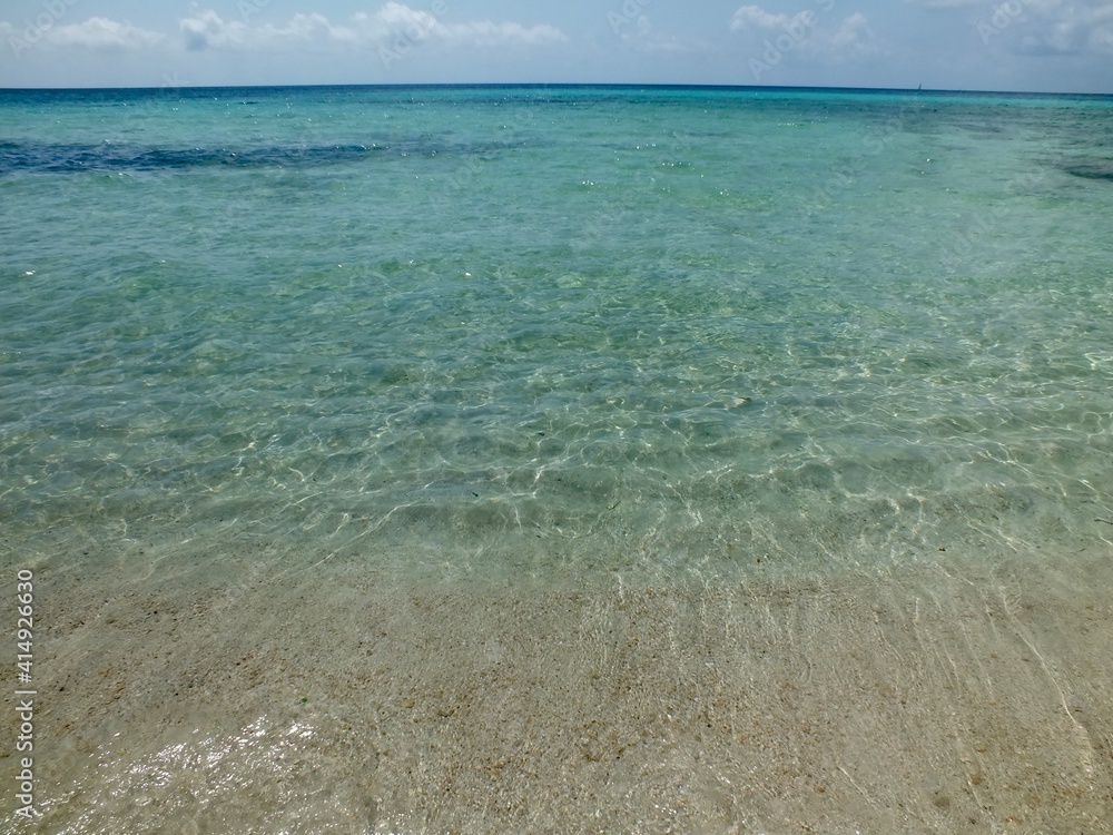 Crystal clear mediterranean water of Formentera Crystal clear mediterranean water of Formentera