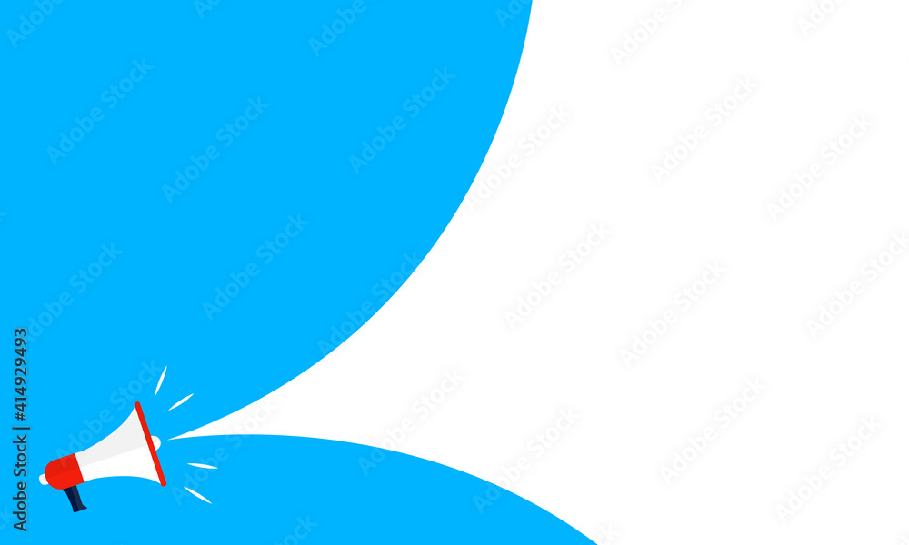 Megaphone flash design Creative copy space Megaphone flash design Creative copy space