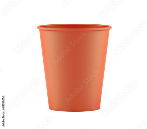 Color cup mockup 3d render - Product mock up of a coffee cup Empty takeaway paper cup of different size isolated on white background, including cutting path.
Paper cups with caps isolated