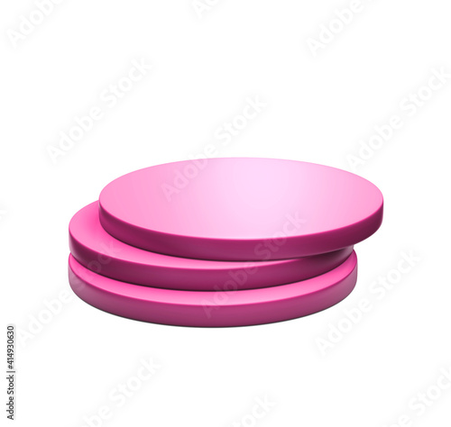 Abstract background, mock up scene for product display. 3d rendering Premium Photo.  Product display or showcase pedestal on simple background with cylinder stand concept. 