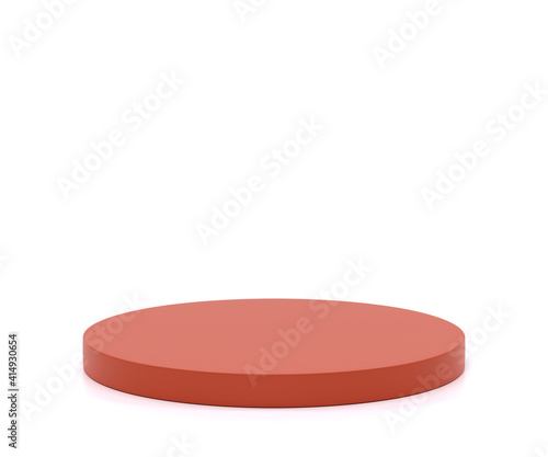 Abstract background, mock up scene for product display. 3d rendering Premium Photo.  Product display or showcase pedestal on simple background with cylinder stand concept. 