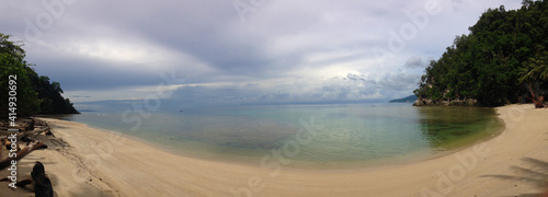 panorama of the sea, Beautiful view at Labuana Beach Palu Indonesia © Prosper Fawn