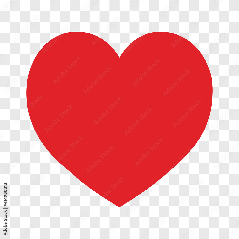 Heart Shape Icons stock illustration