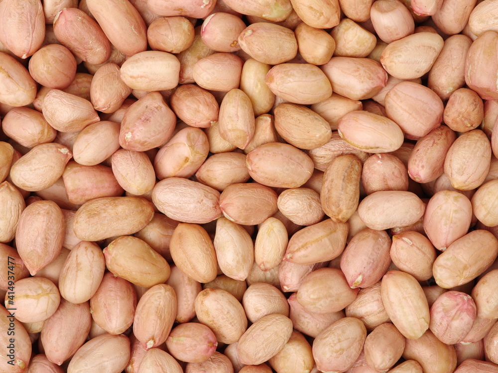 red peanuts on the Peanuts background red peanuts on the Peanuts background