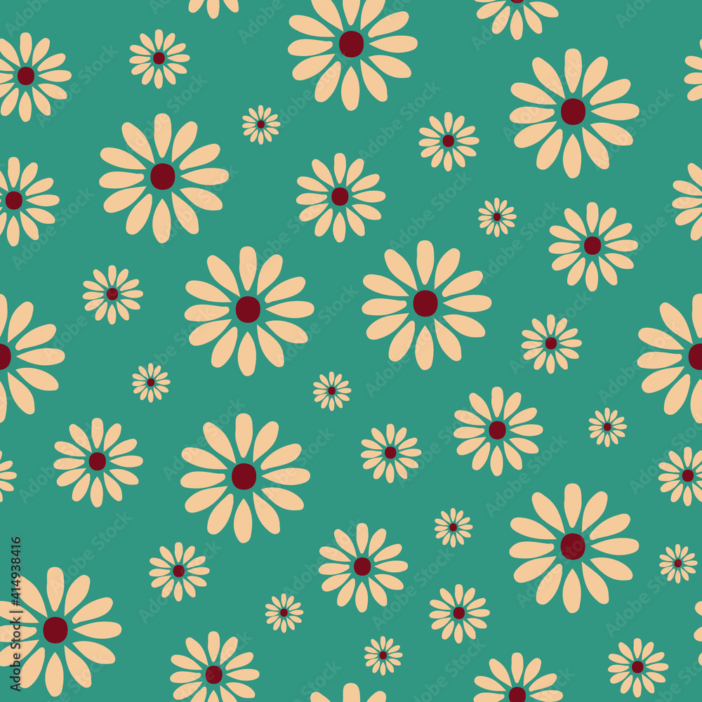 Cute flowers pattern