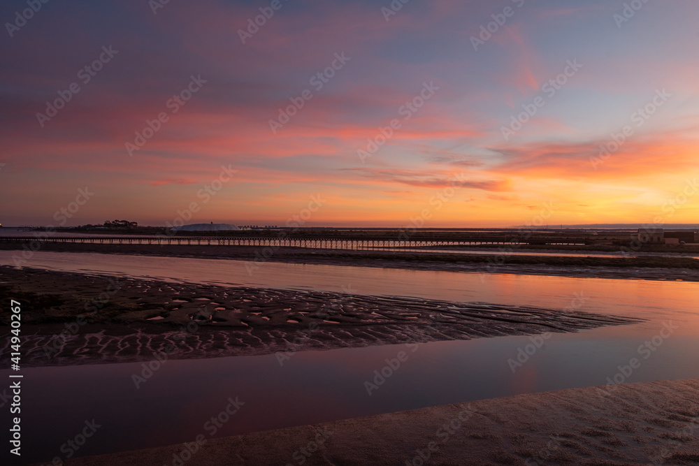 Sunset in Huelva