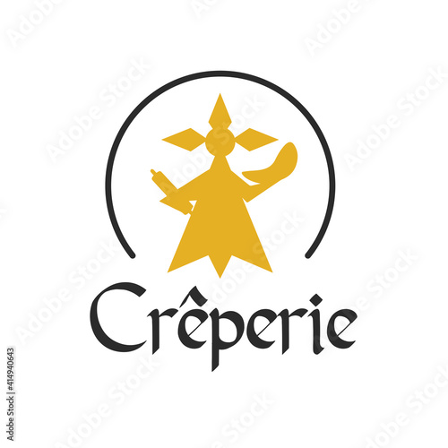 Logo Creperie, crêperie