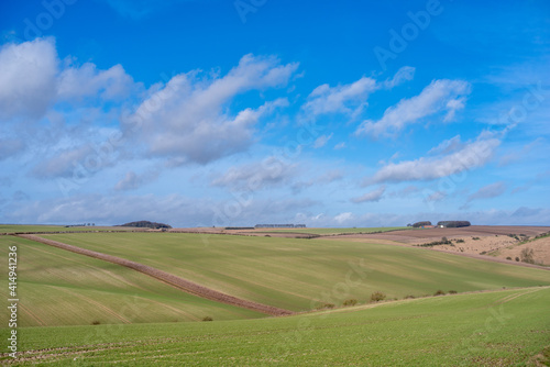 Rolling hills and blue sky © Alex