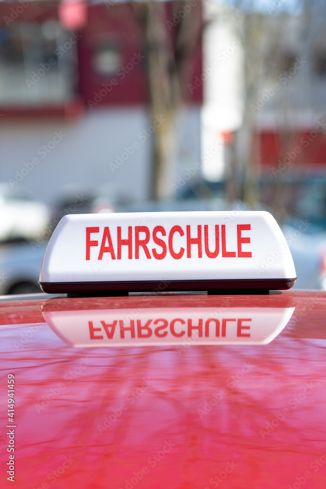 Obraz premium Fahrschultafel