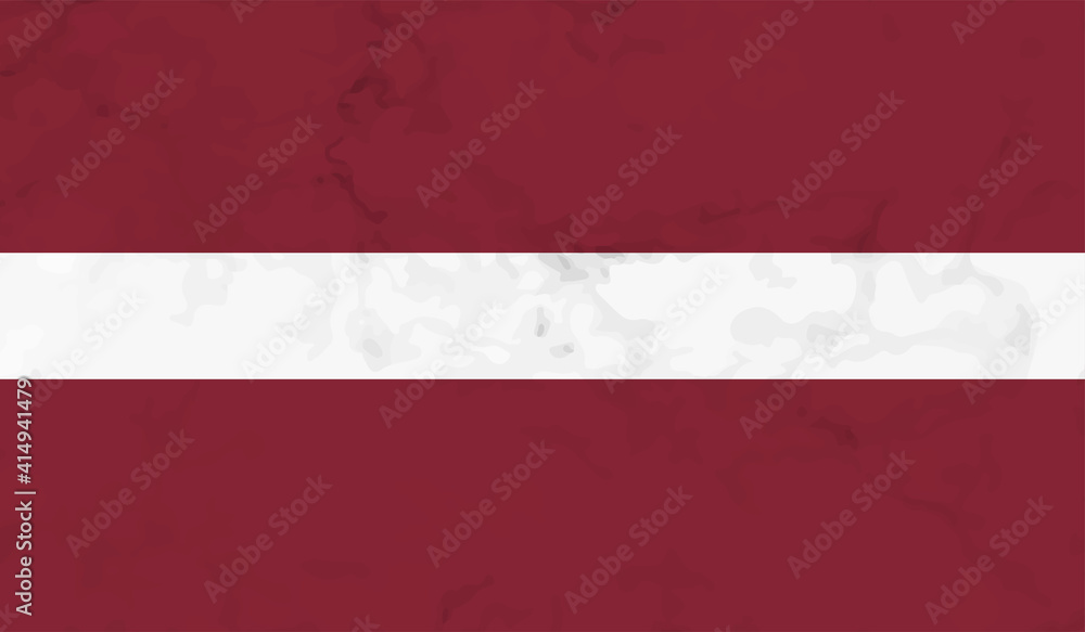 Grunge Latvia flag. Latvia flag with waving grunge texture. Grunge Latvia flag. Latvia flag with waving grunge texture.