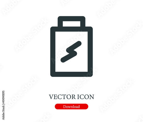 battery icon vector illustration