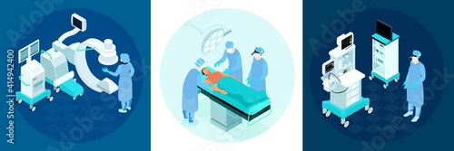 Operating Room Isometric Concept