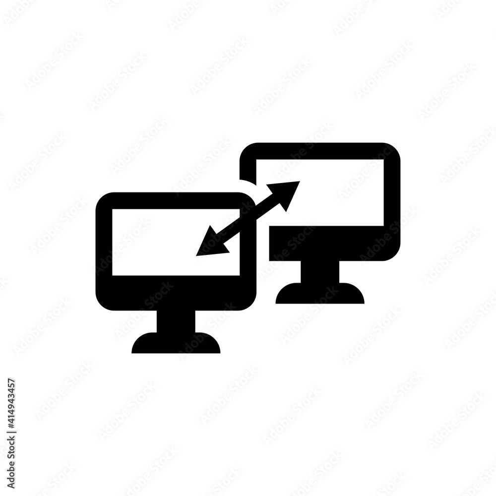 Computer share icon