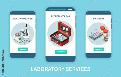 Lab Services Vertical Banners