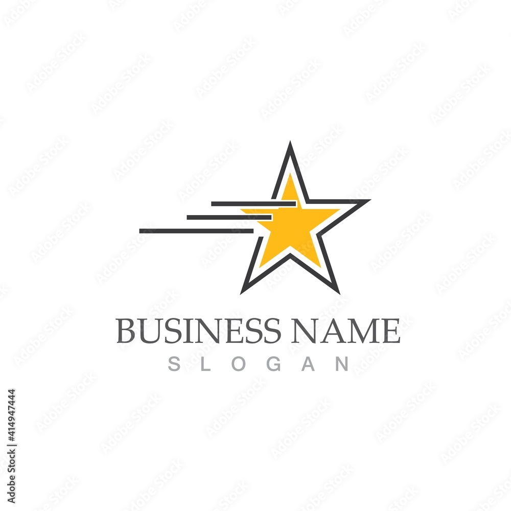 Obraz premium Star icon Template