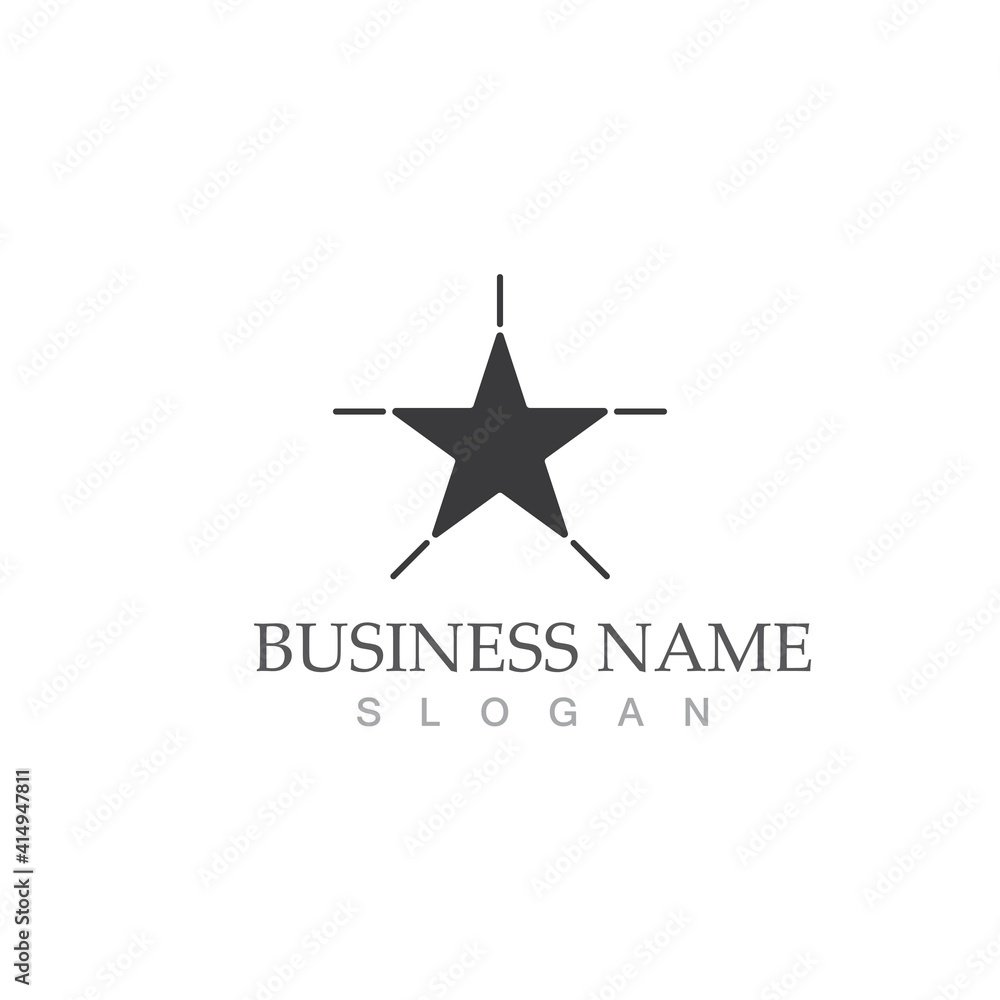 Obraz premium Star icon Template