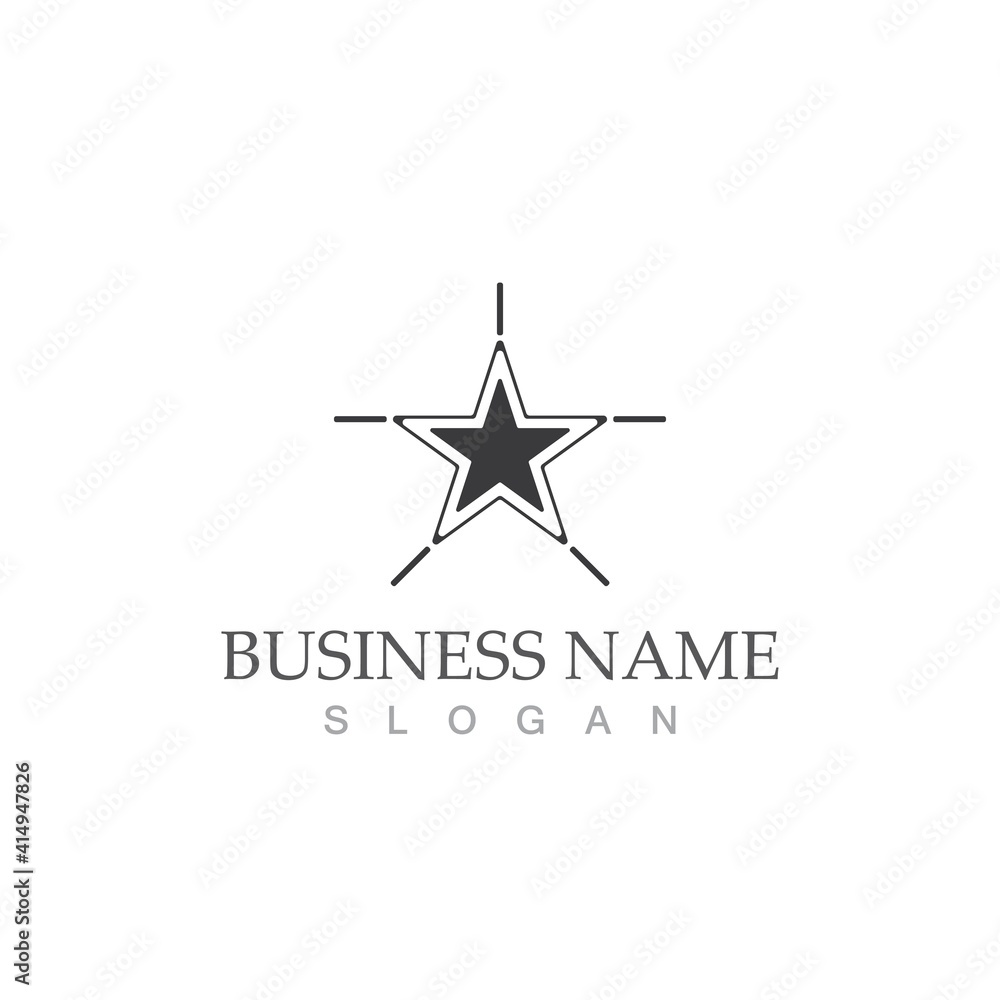 Obraz premium Star icon Template
