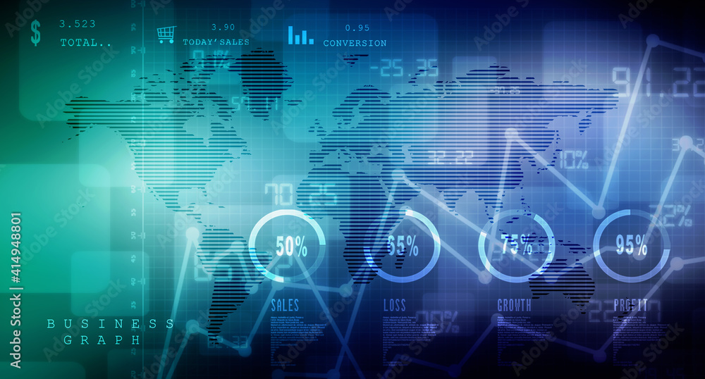 2d rendering Stock market online business concept. business Graph
2d rendering Stock market online business concept. business Graph