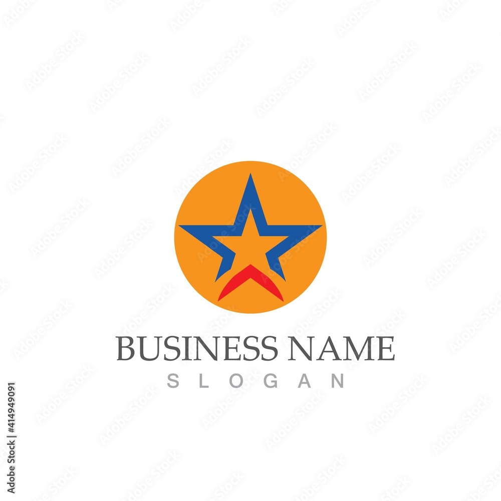 Fototapeta premium Star icon Template