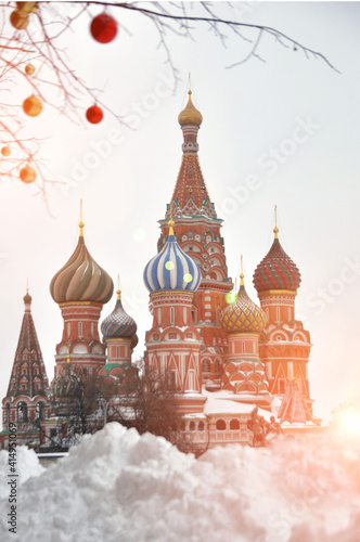 Church of the Intercession on the Moat on Red Square in Moscow
