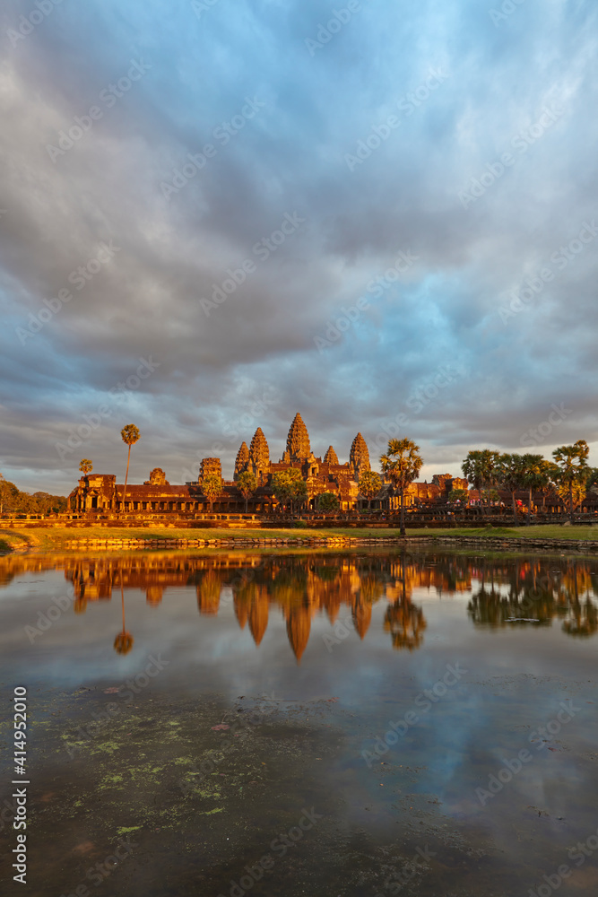 Naklejka premium Angkor Wat temple, Siem Reap, Cambodia