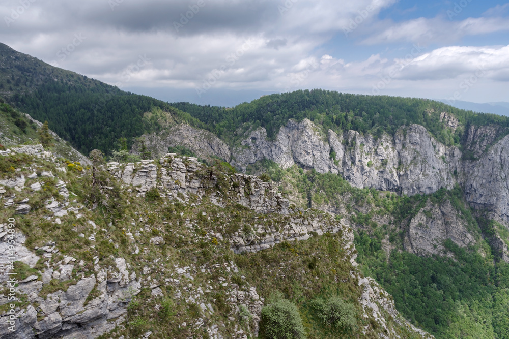 Obraz premium Ligurian Alps, along the French-Italian border