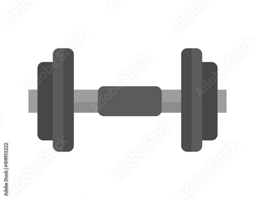 gym dumbbell accessory isolated icon