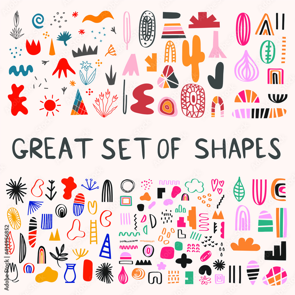 great set of vector shapes - boho bogemian geometric splash spot. Elements for postcard, pattern, decoration. Clip art hand drawn scandinavian free forms and flowers. Abstract colorful art assets. great set of vector shapes - boho bogemian geometric splash spot. Elements for postcard, pattern, decoration. Clip art hand drawn scandinavian free forms and flowers. Abstract colorful art assets.