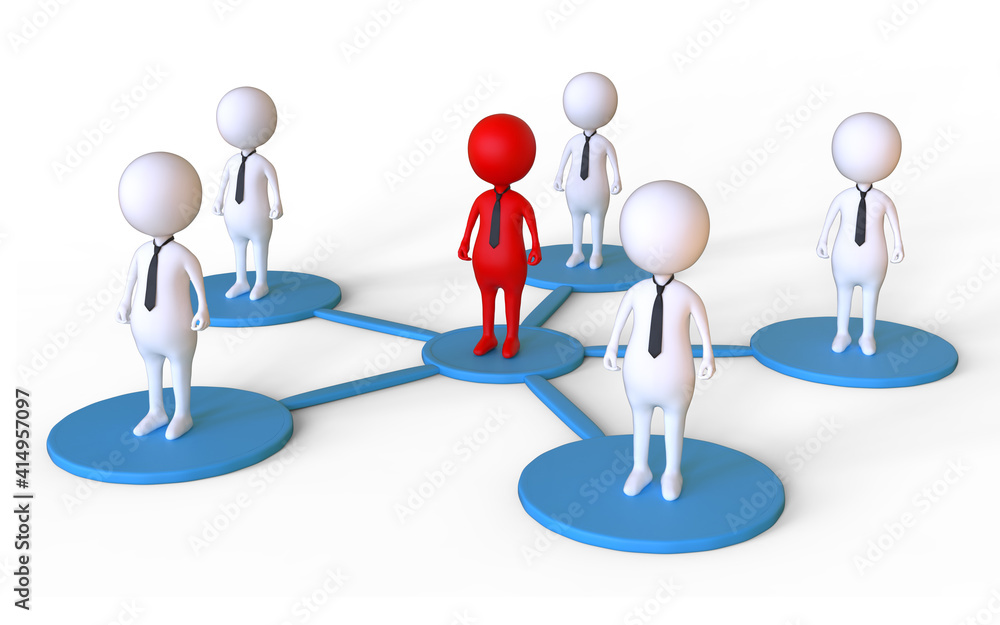 3d rendering business leadership concept
3d rendering business leadership concept