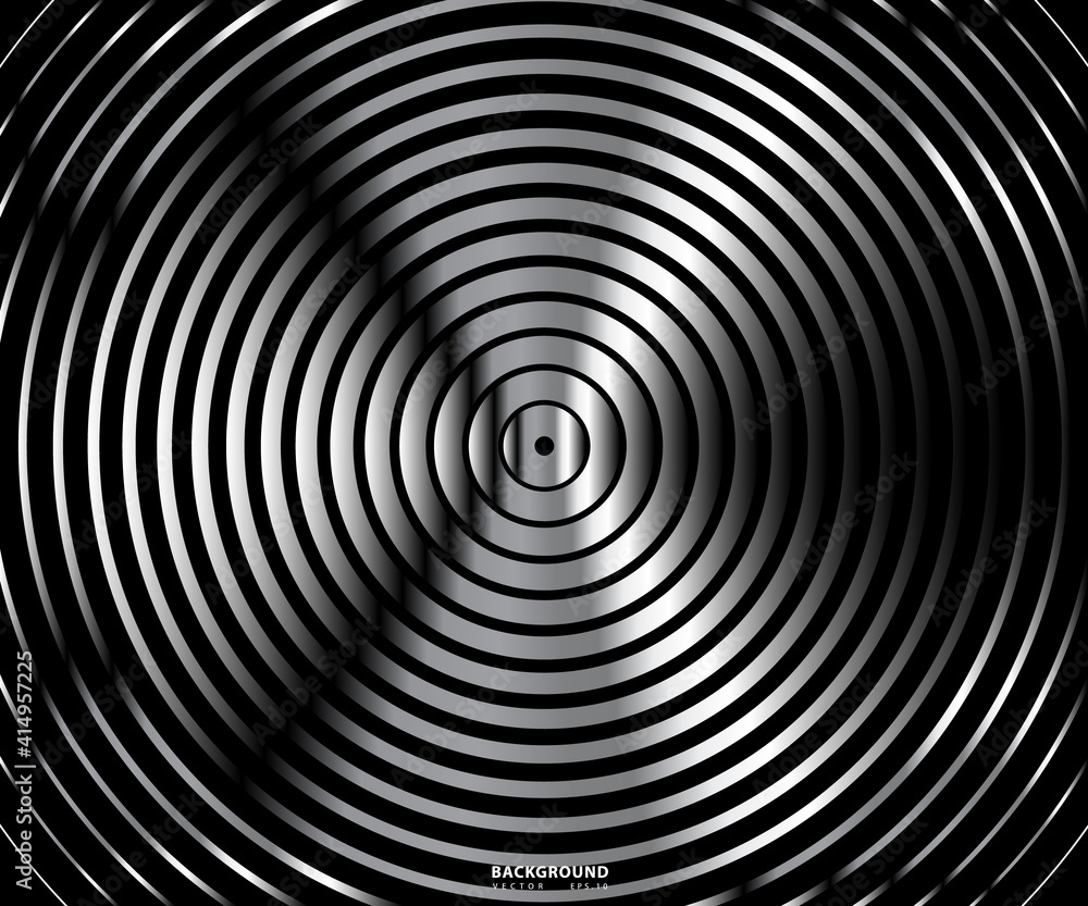 Abstract circle pattern black and white color ring. Abstract vector illustration for sound wave, Monochrome graphic. Abstract circle pattern black and white color ring. Abstract vector illustration for sound wave, Monochrome graphic.