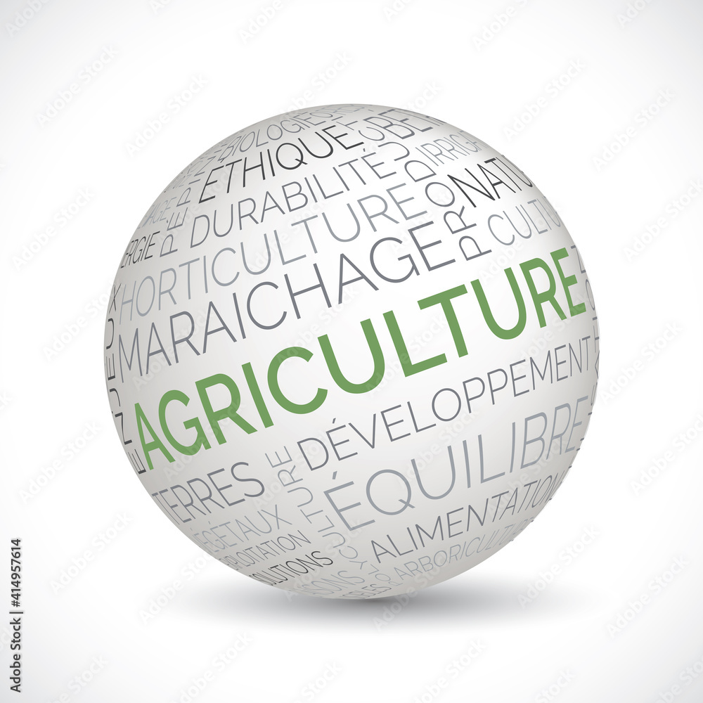 French agriculture theme sphere French agriculture theme sphere