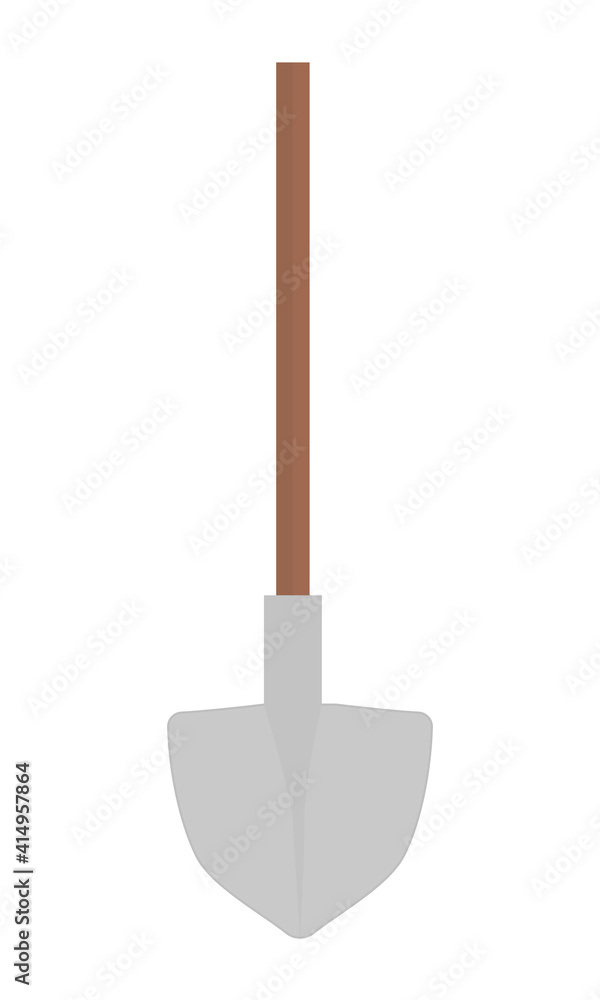 Garden tool-shovel, isolated on white background. Vector illustration Garden tool-shovel, isolated on white background. Vector illustration