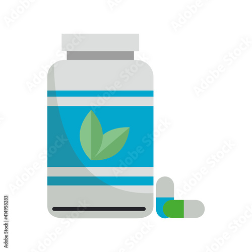 medicine bottle alternative nature icon