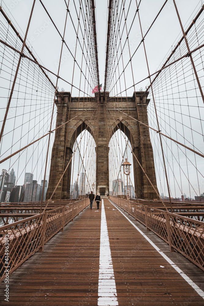 Fototapeta premium Puente de Brooklyn