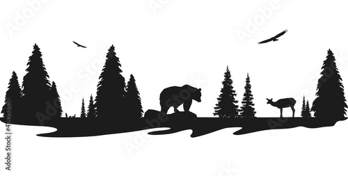 Silhouette-faune-Canada