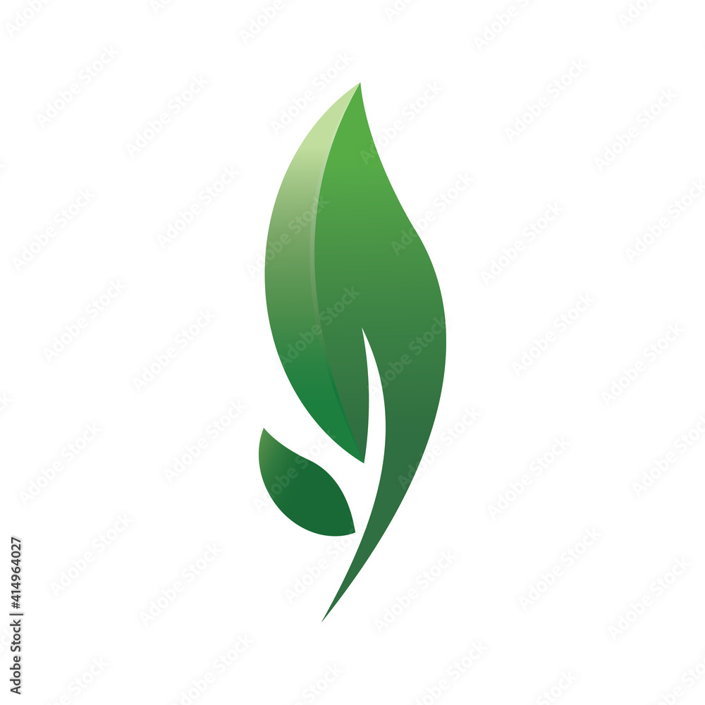 green leaf eco friendly natural logo green leaf eco friendly natural logo