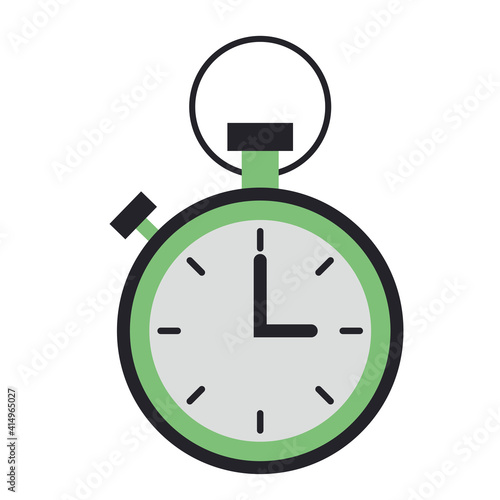 chronometer timer counter isolated icon