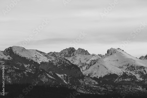 Fototapeta Naklejka Na Ścianę i Meble -  Łapszanka, zachód słońca.