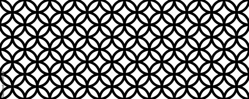Geometric Islamic Seamless Pattern for decoration greeting card or interior based on a tenfold traditional rosette. Vector Illustration. Geometric Islamic Seamless Pattern for decoration greeting card or interior based on a tenfold traditional rosette. Vector Illustration.