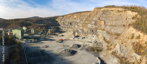 Canvas-taulu Quarry Zelezice near Brno, Czech Republic