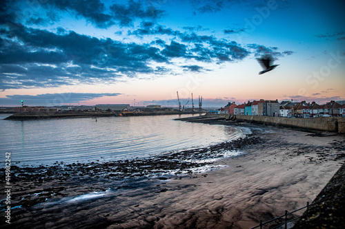 The harbour at sunrise