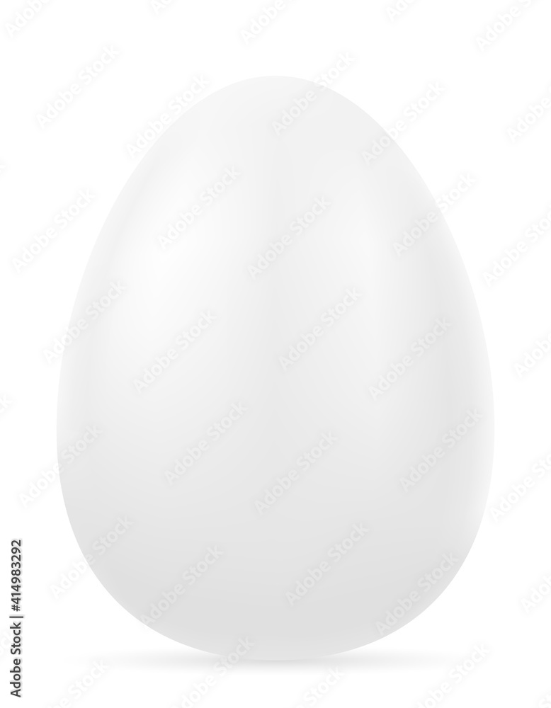 realistic natural chicken egg stock vector illustration realistic natural chicken egg stock vector illustration