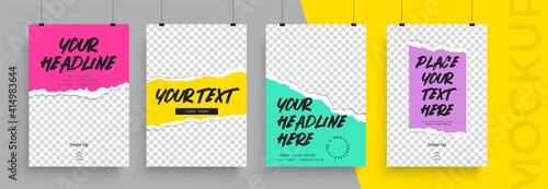 Poster template. Easy to adapt to brochure, annual report, magazine, poster, card, corporate presentation, portfolio, flyer, banner, website, app