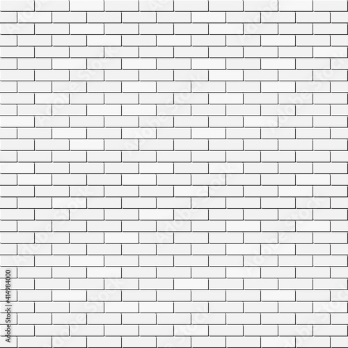 White background of bricks. Abstract seamless pattern